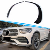 Front Stoßstange Aero Flaps Flics Schwarz für Mercedes GLC X253 C253 AMG-Line 19+