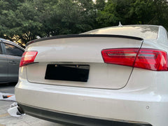 Spoiler Heckspoiler Schwarz für AUDI A6 4G C7 Limo S Line 2011-2018