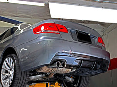 Diffusor Heckdiffusor Schwarz Doppelrohr Passend für 3er E92 E93 2005-2013