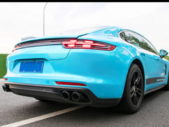 Sport Auspuff Auspuffblenden Endrohre Schwarz für Porsche Panamera 2017-2022 Benzin et160