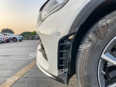 Front Stoßstange Aero Flaps Flics Glanz Schwarz für Mercedes Benz GLC X253 GLC43 AMG ab2019 pz42