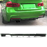 Diffusor Heckdiffusor Schwarz Passend für 3er F30 F31 2011-2019