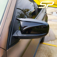 Spiegelkappen Außenspiegelkappen Schwarz Passend für X6 E71 E72 2008-2014 X5 E70 2007-2013 mc105