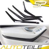 Zierleisten Türverkleidung 4 Stk. "Wood Ash" Holz Look für Mercedes S-Klasse W222 2013-2020