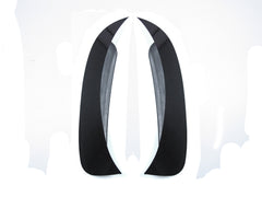 Glanz Schwarz Heck Stoßstange Aero Flaps Flossen Mercedes Benz für GLA X156 AMG Line 2013-2019 pz32