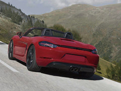 Sport Auspuff Auspuffblenden Endrohre Schwarz GTS Look für Porsche 718 Cayman Boxster 2016-2022 Benzin et183