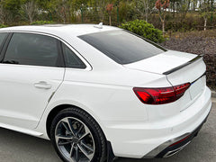 Heckspoiler Spoiler Lippe Schwarz Matt für Audi A4 B9 Limo 2015-2019
