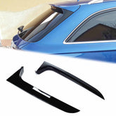 Heck Spoiler Flaps Vertikale Fenster Schwarz Glanz für AUDI A6 C7 Allroad Avant 2012-2018