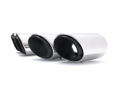 Sport Auspuff Auspuffblenden Endrohre Silber für Porsche Panamera 2017 2018 2019 2020 2021 2022 Benzin et161