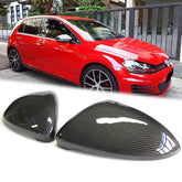 Spiegelkappen Außenspiegel Carbon Fiber für VW GOLF 7 7.5 Golf VII GTI GTD TSI R Variant