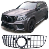 Frontgrill Kühlergrill Front Grill Chrom für Mercedes-Benz GLS X166 2015 2016 2017 2018 2019