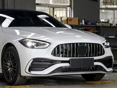 GT Chrom Kühlergrill Front Grill für Mercedes Benz C-Klasse W206 Limo S206 T-Model ab 2021 2022 fg156 Sales