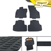 Premium Gummi Fußmatten Set 4-teilig Schwarz für Audi A3 8V 2012 2013 2014 2015 2016 2017 2018