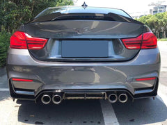 Diffusor Heckdiffusor Schwarz Glanz V Style Passend für M3 F80 M4 F82 F83 2015-2020 Sales