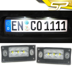 LED Kennzeichenbeleuchtung weiß 6000K für Audi A4 S4 Avant B5 1999-2001 A3 8L 2000-2003