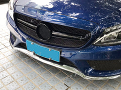 Kühlergrill Front Grill Grille Schwarz für Mercedes Benz C-Klasse W205 C205 A205 S205 2015-2018 pz129