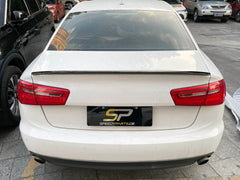 Spoiler Heckspoiler Schwarz für AUDI A6 4G C7 Limo S Line 2011-2018
