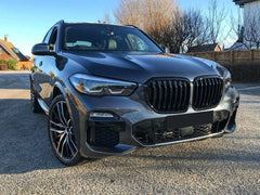 Kühlergrill Nieren Grille Frontgrill Glanz Schwarz Passend für X5 G05 ab 11.2018 fg15