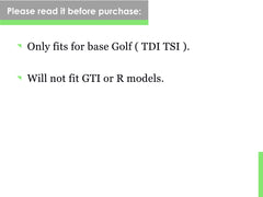 Heckspoiler Seiten Spoiler Flaps Vertikale Schwarz für VW GOLF 7 VII TSI TDI ab 2014