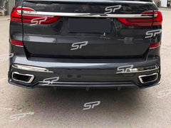 Diffusor Heckdiffusor Heckstoßstange Schwarz Passend für X7 G07 Sport Paket 2019+