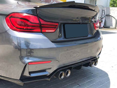 Diffusor Heckdiffusor Schwarz Glanz V Style Passend für M3 F80 M4 F82 F83 2015-2020 Sales