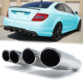 Auspuffblenden Endrohre für Mercedes C-Klasse W203 W204 W218 G-Klasse W463 SL R230