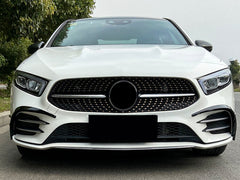 Aero Flaps Flics vorne Stoßstange Flossen für Mercedes Benz A Kl. W177 V177 AMG Line ab 2018