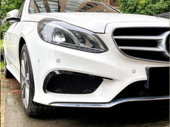 Front Stoßstange Flossen Aero Flaps für Mercedes E W212 S212 AMG Line MOPF 13-15