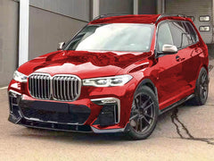Diffusor Front Spoiler Spoilerlippe Schwarz Passend für X7 G07 Sport M50i X7M 2019+