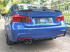 Diffusor Heckdiffusor Carbon Look Passend für 3er F30 F31 2011-2019