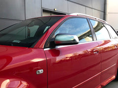 Alu Matt Spiegelkappen Außenspiegel für AUDI A3 S3 8P A4 S4 B6 B7 A6 4F C6 S6 RS6 2004-2008 mc1