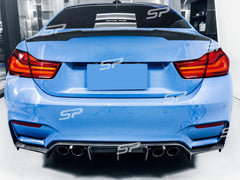 Diffusor Heckdiffusor Carbon Look Passend für M3 F80 M4 F82 F83 2015-2020 Sales