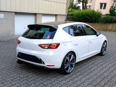 Schwarz Glanz Spoiler Dachspoiler Heckspoiler Heckflügel für SEAT Leon MK3 5F 2013 2014 2015 2016 2017 2018 2019 sp82
