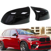 M Optik Spiegelkappen Außenspiegel Schwarz Glanz Passend für X5 F15 X6 F16 X3 F25 X4 F26 2014 2015 2016 2017 2018 mc74