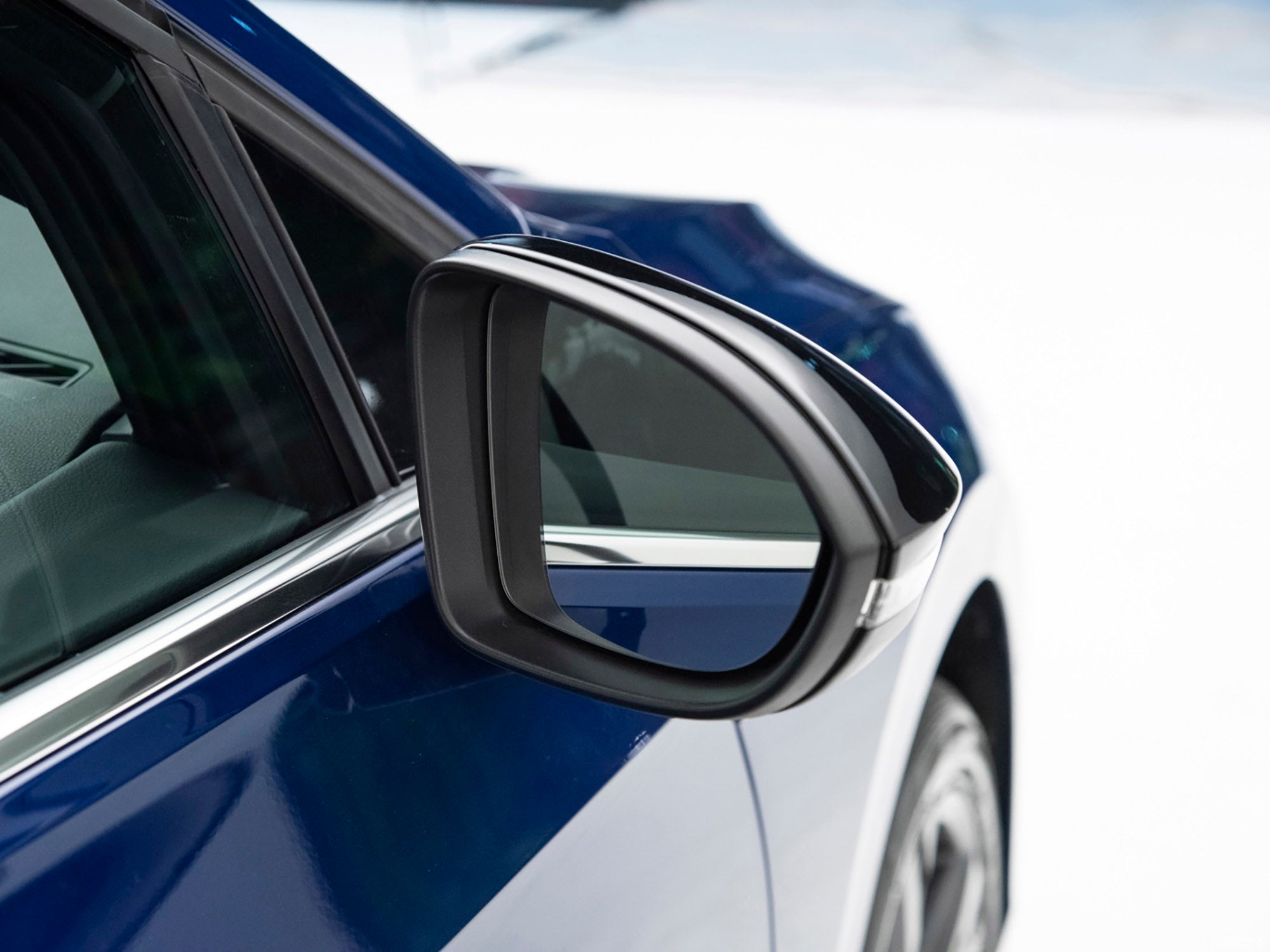 Spiegelkappen Außenspiegelkappen Schwarz für VW Golf 8 Golf VIII Ohne SideAssist 2019-2022
