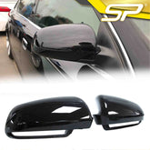 L+R Schwarz Glanz Spiegelkappen Außenspiegel für AUDI A6 4F C6 S6 Avant 2004 - 2008 A4 B6 B7 S4 8E 8H 2004-2008 mc53