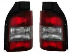 SpeedyParts Rot Schwarz Rückleuchten für VW T5 2003 2004 2005 2006 2007 2008 2009