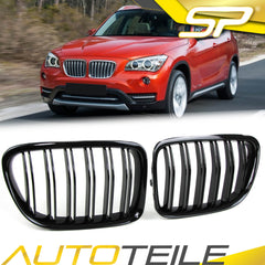 Kühlergrill Frontgrill Grill Schwarz Glanz Passend für X1 E84 2009-2015