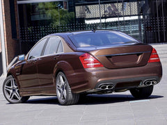 Auspuffblenden Endrohre Endrohrblende Chrom für Mercedes S-Klasse W221 S550 S63 S65 AMG SLK R171 SL R230