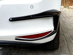 Heckstoßstange Splitter Canard Aero Flaps Spoiler Schwarz für GOLF MK7 2013-2015