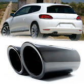 68mm Auspuffblenden Endrohrblende Schwarz Passend für 3er E90 E91 E92 E93 316i 320i 320d