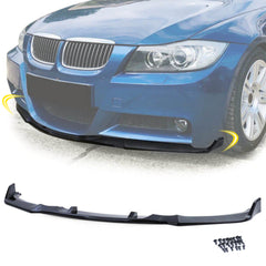 Front Spoiler Splitter Lippe Schwarz Passend für 3er E90 E91 2005-2008