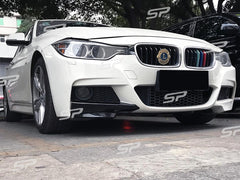 Splitter Spoiler Ecken Ansätze Schwarz Glanz Passend für 3er F30 F31 Sport Paket 2013-2018 bm195