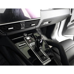 Schwarz Auto Schaltknauf Abdeckung Trim für Porsche Cayenne 2018-2021 it58