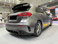 Diffusor Heckdiffusor + Auspuffblenden für Mercedes Benz A-Klasse W177 AMG Line A45 AMG ab 2018 di64