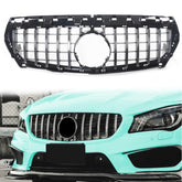 Kühlergrill Grill GT Panamericana Chrom für Mercedes Benz CLA W117 C117 X117 2013-2016 fg20