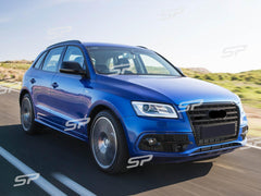 Schwarz Glanz Kühlergrill Frontgrill Grill für AUDI Q5 8R Facelift 2013-2017 fg211