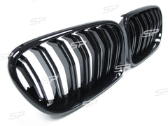 Kühlergrill Nieren Grille Grill Doppelsteg Glanz Schwarz Passend für X3 F25 2010-2014 vor LCI fg122