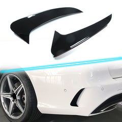 Heck Stoßstange Flossen Flaps Canards Splitter Aero Flics für Mercedes Benz C-Klasse S205 Kombi AMG Line C43 AMG 2015-2018 pz16