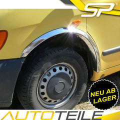 Radlaufleisten Radlaufschutz für Mercedes-Benz W638 Vito Edelstahl Chrom
